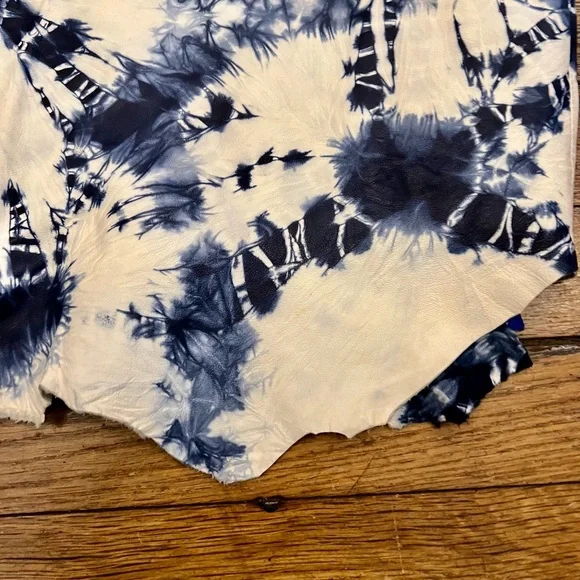 ALEXANDER WANG Lambskin Tie-Dye leather Top Size 4 - Picture 7 of 10